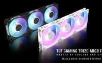 华硕发布TUF Gaming TR120 ARGB 机箱散热风扇，28mm加厚设计